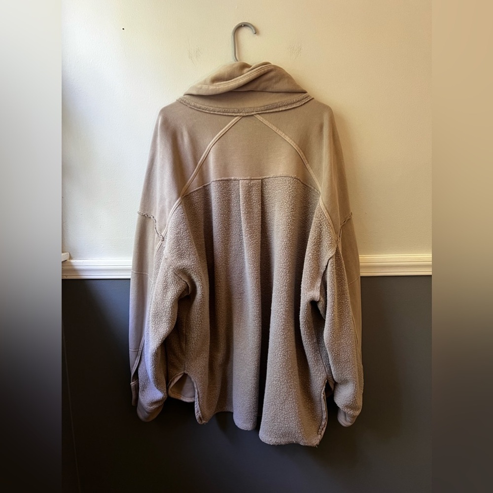 Free People Jordan slouchy jacket magic mushroom medium - Picture 7 of 9